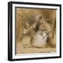 Benvenuto Cellini (1500-71) and Pope Paul II (1468-1579)-Sir David Wilkie-Framed Giclee Print