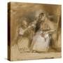 Benvenuto Cellini (1500-71) and Pope Paul II (1468-1579)-Sir David Wilkie-Stretched Canvas