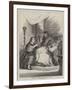 Benvenuto Cellini Presenting a Vase to One of the Popes-null-Framed Giclee Print