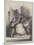 Benvenuto Cellini Presenting a Vase to One of the Popes-null-Mounted Giclee Print