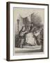 Benvenuto Cellini Presenting a Vase to One of the Popes-null-Framed Giclee Print