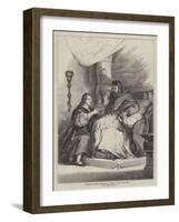 Benvenuto Cellini Presenting a Vase to One of the Popes-null-Framed Giclee Print