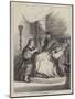 Benvenuto Cellini Presenting a Vase to One of the Popes-null-Mounted Giclee Print