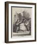 Benvenuto Cellini Presenting a Vase to One of the Popes-null-Framed Giclee Print