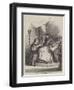 Benvenuto Cellini Presenting a Vase to One of the Popes-null-Framed Giclee Print