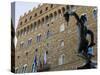 Benvenuto Cellini's Perseus, Loggia Dei Lanzi, Florence, Tuscany, Italy-Tondini Nico-Stretched Canvas