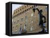 Benvenuto Cellini's Perseus, Loggia Dei Lanzi, Florence, Tuscany, Italy-Tondini Nico-Framed Stretched Canvas