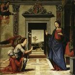 The Annunciation (Predella Detail)-Benvenuto di Giovanni-Stretched Canvas