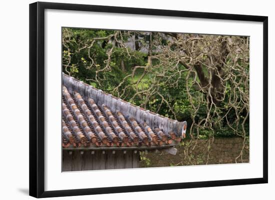 Benzaiten Temple in the Enkan Lake, Just Below the Famous Shuri Castle, Naha, Okinawa, Japan-Paul Dymond-Framed Photographic Print