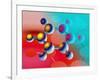 Benzene Molecule-Laguna Design-Framed Photographic Print