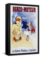 Benzo-Moteur Poster-Jules Chéret-Framed Stretched Canvas