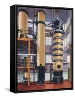 Benzole recovery plant, 1938-Unknown-Framed Stretched Canvas