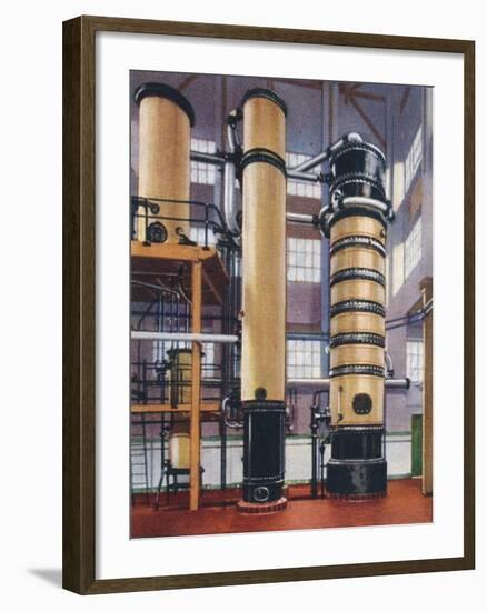 Benzole recovery plant, 1938-Unknown-Framed Giclee Print