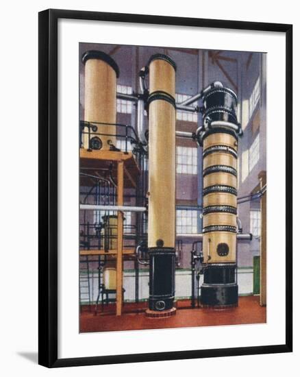 Benzole recovery plant, 1938-Unknown-Framed Giclee Print