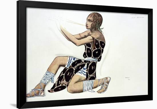 Beotien, Costume Design a Ballets Russes Production of Narcisse, Music by Tcherepnin, 1911-Leon Bakst-Framed Giclee Print