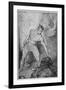 Beowulf Shears off Grendel's Head and Kills Him-John Henry Frederick Bacon-Framed Art Print