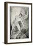 Beowulf shears off head of Grendel, from 'Hero Myths and Legends of British Race' by M.I. Ebbutt-John Henry Frederick Bacon-Framed Giclee Print