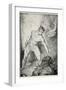 Beowulf shears off head of Grendel, from 'Hero Myths and Legends of British Race' by M.I. Ebbutt-John Henry Frederick Bacon-Framed Giclee Print