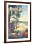 Bequia Beach Hotel-Kerne Erickson-Framed Art Print