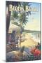 Bequia Beach Hotel-Kerne Erickson-Mounted Art Print