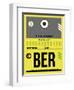 BER Berlin Luggage Tag 1-NaxArt-Framed Art Print