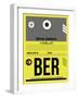 BER Berlin Luggage Tag 1-NaxArt-Framed Art Print