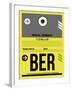 BER Berlin Luggage Tag 1-NaxArt-Framed Art Print