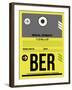 BER Berlin Luggage Tag 1-NaxArt-Framed Art Print