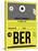 BER Berlin Luggage Tag 1-NaxArt-Stretched Canvas