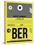 BER Berlin Luggage Tag 1-NaxArt-Stretched Canvas