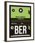 BER Berlin Luggage Tag 2-NaxArt-Framed Art Print