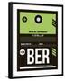 BER Berlin Luggage Tag 2-NaxArt-Framed Art Print