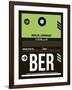 BER Berlin Luggage Tag 2-NaxArt-Framed Art Print