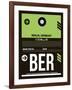 BER Berlin Luggage Tag 2-NaxArt-Framed Art Print