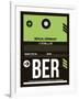 BER Berlin Luggage Tag 2-NaxArt-Framed Art Print