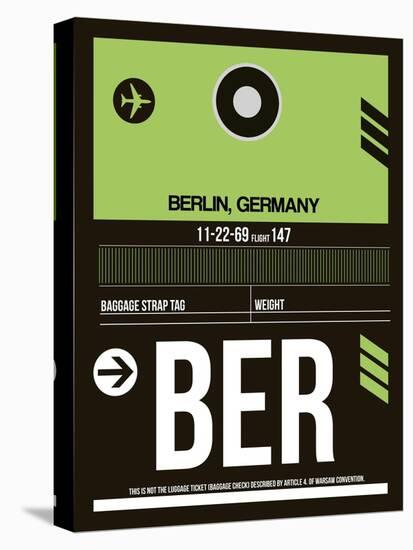 BER Berlin Luggage Tag 2-NaxArt-Stretched Canvas