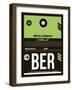 BER Berlin Luggage Tag 2-NaxArt-Framed Art Print