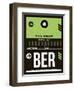 BER Berlin Luggage Tag 2-NaxArt-Framed Art Print