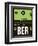 BER Berlin Luggage Tag 2-NaxArt-Framed Art Print