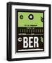 BER Berlin Luggage Tag 2-NaxArt-Framed Art Print