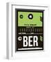 BER Berlin Luggage Tag 2-NaxArt-Framed Art Print