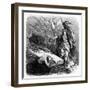 Beranger (His Tomb)-Emile Bayard-Framed Art Print