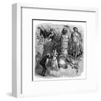 Beranger (Young and Old)-Emile Bayard-Framed Art Print