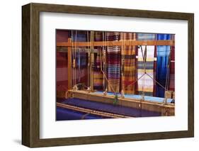 Berber carpets, Fes medina, Morocco-William Sutton-Framed Photographic Print