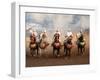 Berber Horseman Pulling Up after Firing Rifles During a Fantasia, Dades Valley, Morocco-null-Framed Photographic Print