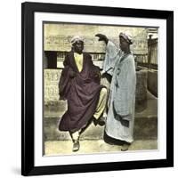 Berber Servants in Alexandria (Egypt)-Leon, Levy et Fils-Framed Photographic Print