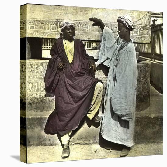 Berber Servants in Alexandria (Egypt)-Leon, Levy et Fils-Stretched Canvas