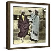 Berber Servants in Alexandria (Egypt)-Leon, Levy et Fils-Framed Photographic Print