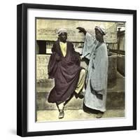 Berber Servants in Alexandria (Egypt)-Leon, Levy et Fils-Framed Photographic Print