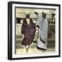 Berber Servants in Alexandria (Egypt)-Leon, Levy et Fils-Framed Photographic Print